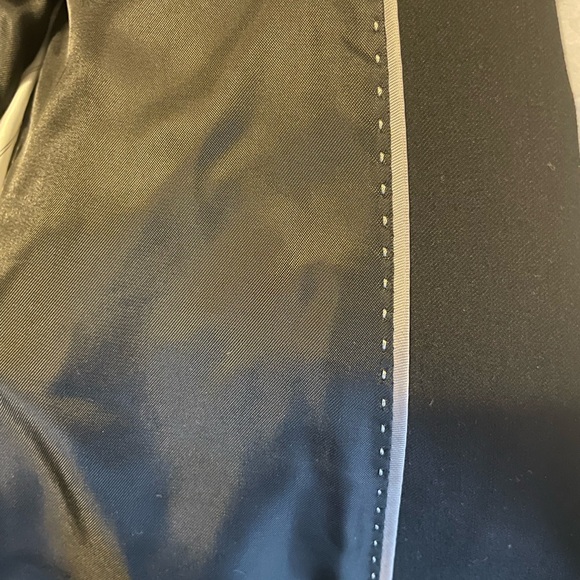 Size 14 US Boys Modern Classic Black Blazer Suit Jacket. Andrew Marc. Like new! - Picture 3 of 7